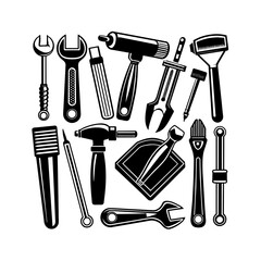 set of tools for construction