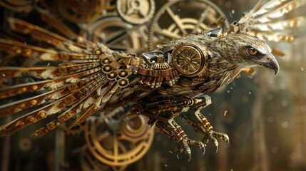 Steampunk Sparrowhawk.