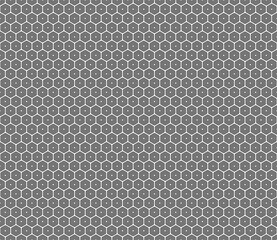 Hexagon background design. Bold rounded stacked hexagons mosaic pattern. Hexagon shapes. Seamless tileable vector illustration.