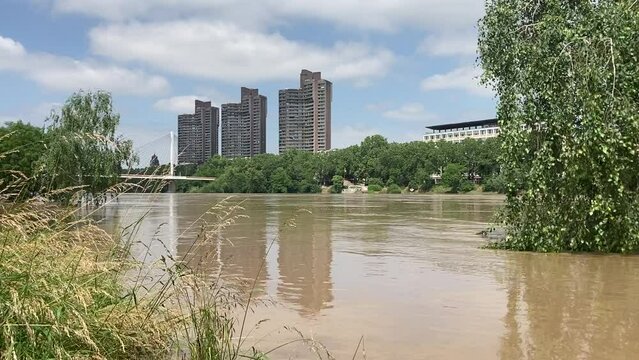 Mannheim bei Hochwasser
