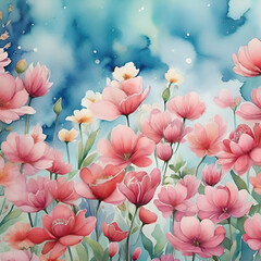 Fototapeta premium Flower background 