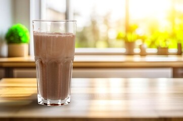 ice coffee drink in glass cup