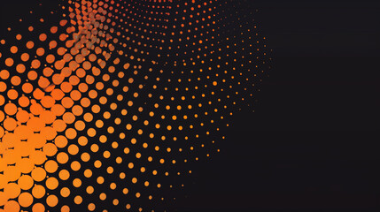 Orange and Black gradient background. PowerPoint and Business background