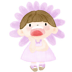 Baby girl flower