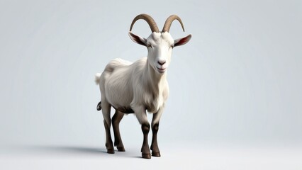 close up of a goat