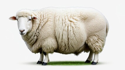 Obraz premium sheep isolated on white background