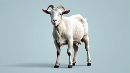 Fototapeta premium goat in the zoo