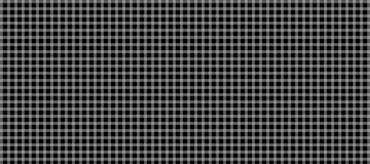 Black and white plaid fabric texture background