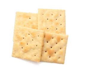 Cracker isolated on white background