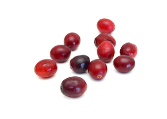 Cranberry isolated on white background