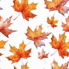 Vibrant Autumn Background for Seasonal Designs Generative AI