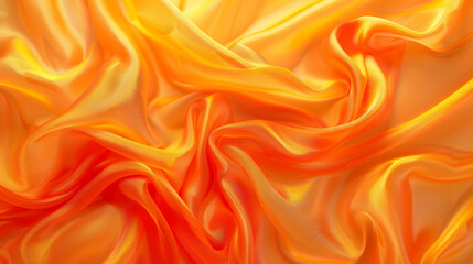 Obraz premium Orange and yellow silk background
