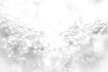 white abstract blur background. bokeh christmas blurred beautiful shiny Christmas lights