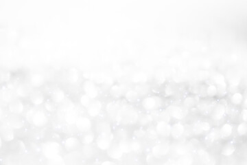 white abstract blur background. bokeh christmas blurred beautiful shiny Christmas lights