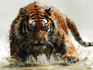 Illustration, Tiger