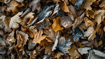 Autumn Foliage Styling Inspiration for Home Decor Generative AI