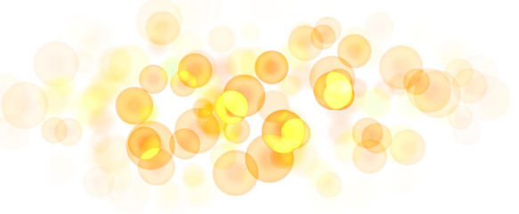 Cutout abstract bokeh lights glitter on transparent backgrounds illustrations png © Krit