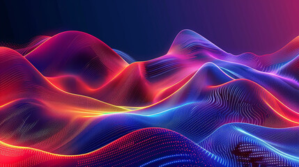 Fototapeta premium abstract background with waves