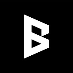 Letter B Abstract Logo can be used for icon, sign, logo and etc