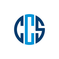 Fototapeta premium Letter CCS Logo can be used for icon, sign, and logo.