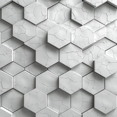 White background with hexagon pattern, creates an elegant and modern aesthetic for design projects. The pattern adds depth to white space, making it suitable as a backdrop for creative applications.