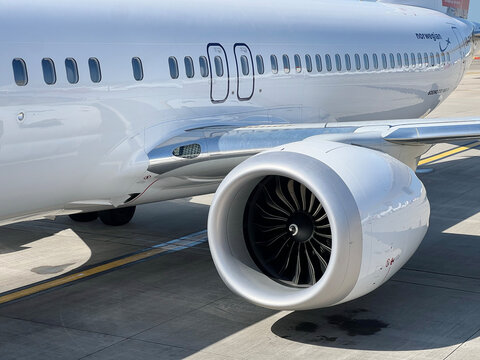 Boeing 737 MAX CFM LEAP Aircraft Jet Engine