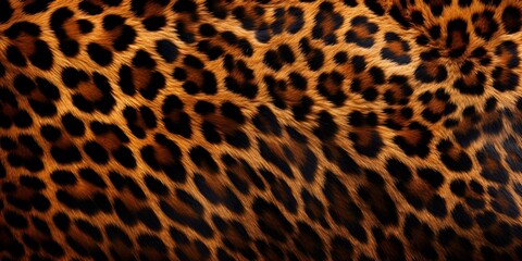 Abstract leopard print wallpaper with wild animal skin texture for creative design. Concept Leopard Print Wallpaper, Animal Skin Texture, Creative Design, Abstract Patterns