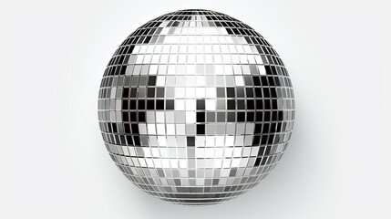 disco ball isolated on white