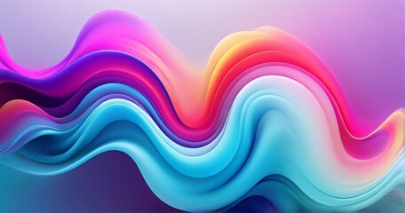 Fototapeta premium Colorful Smoke Gradient Wallpaper Background