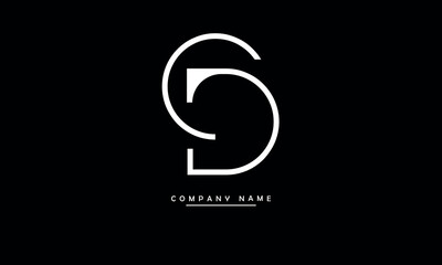 DC, CD, D, C Abstract Letters Logo Monogram