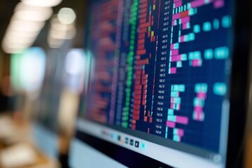 Obraz premium Close-Up of Computer Screen Showing Sports Doping Investigation Report for Analysis and Research