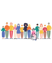 13 People Showing Diversity and Equality