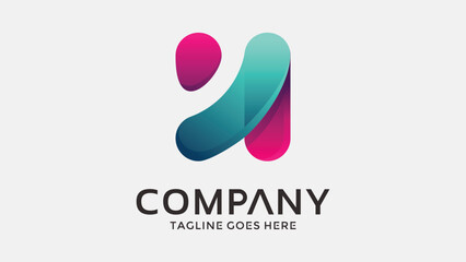 N letter Logo Design, Health Logo, Drops Logo, New Brand