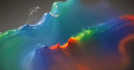 Colorful Smoke Gradient Wallpaper Background