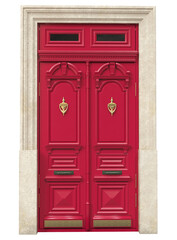 Entrance classic doors for the house