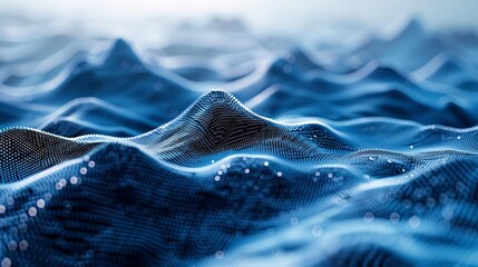 mountain mesh technology simulation background