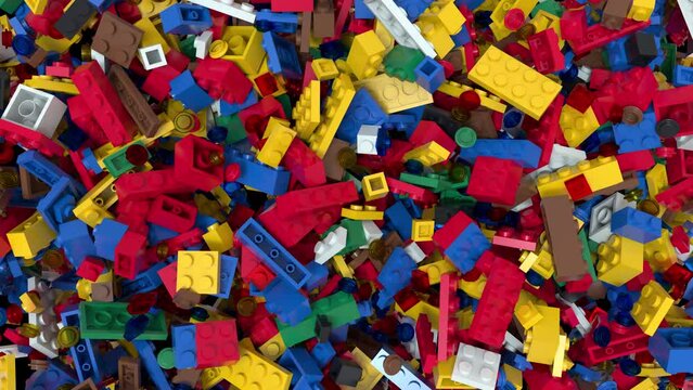 Dynamic Colored Building block transition 6 Outer edge outer edge