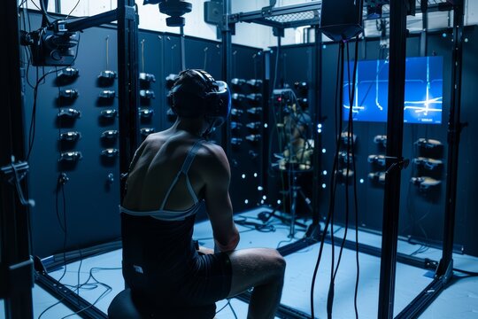 Virtual Reality Wrestling Training: Advanced High-Tech Skills Practice for Enhanced Athletic Performance - Powered by Adobe