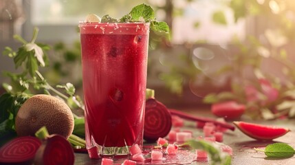 watermelon beetroot smoothie, 16:9