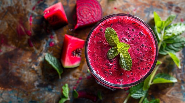 watermelon beetroot smoothie, 16:9