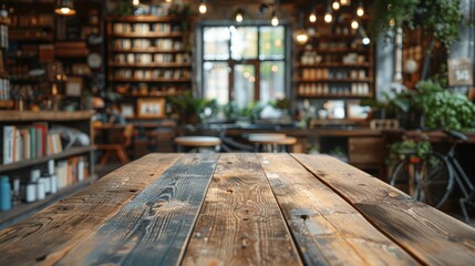 Cozy Home Decor with Bicycle and Bookshelf Generative AI