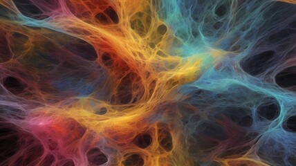 The sky displayed a dazzling array of fancy, vibrant rainbow colors.