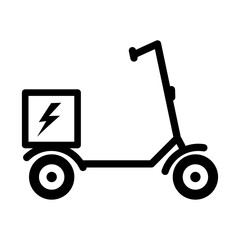 Electric scooter icon symbol