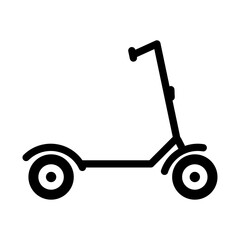 Electric scooter icon symbol