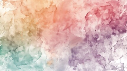 Fototapeta premium Soft Watercolor Blended Hues Texture