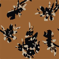 Graphical abstract seamless pattern. Vector illustration fabric wallpaper background textured. Abstract flowers