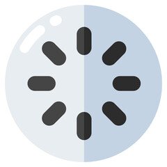 A unique design icon of loading 