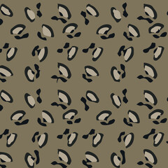 Graphical abstract seamless pattern. Vector illustration fabric wallpaper background textured. Abstract flowers