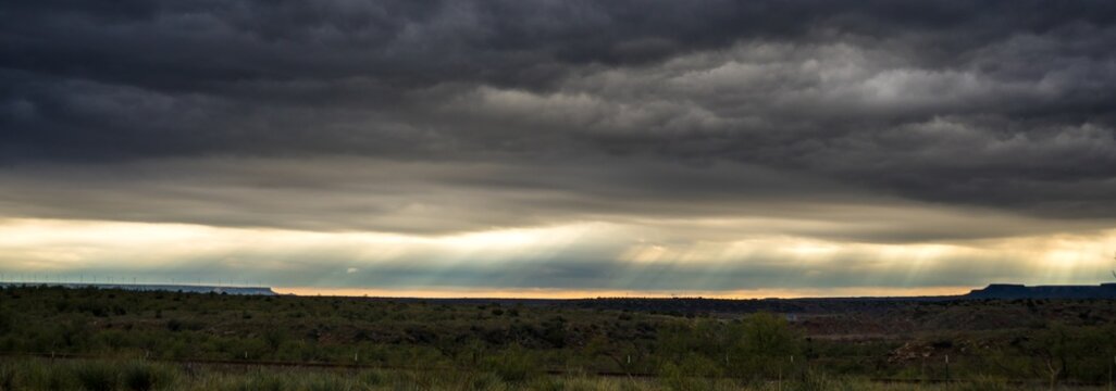 4K Ultra HD of Stormy Clouds Passing Overhead near Lubbock, Texas