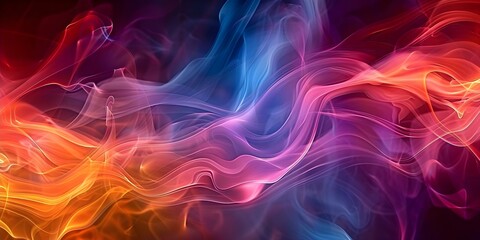 Obraz premium Background of Colorful Flowing Liquid. Concept Colorful Paint, Liquid Art, Vibrant Backgrounds, Fluid Patterns, Abstract Textures